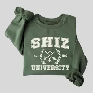 Shiz University Sweatshirt, Wicked Shirt, Wizard Musical Movie Tee, Defy Gravity Broomstick Magic Wand Top, Christmas Gift for Fans
