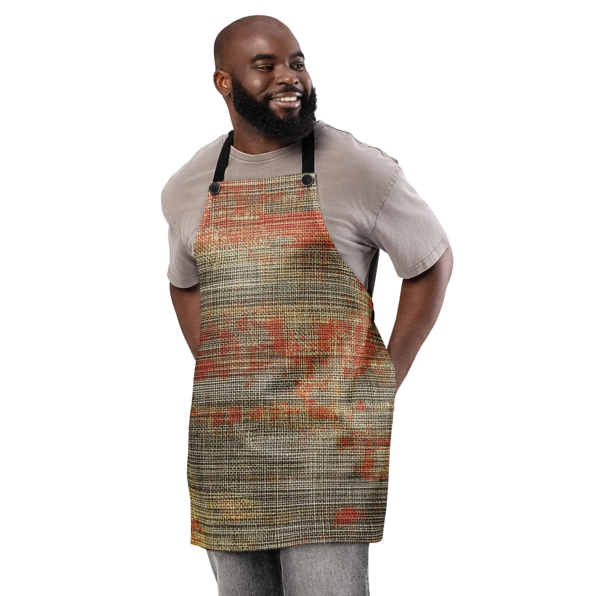 "Orange Tweed" Apron