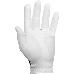FootJoy Men's WeatherSof 2-Pack Golf Glove - Enhanced Durability & Breathable Mesh for Optimum Performance White