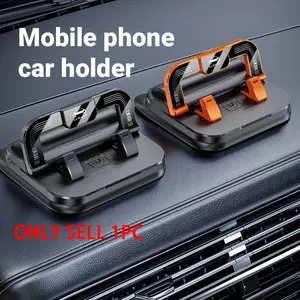 Car Phone Mount and Number Plate 2-In-1, Anti-Shake Dashboard Holder Universal Smartphone Holder for Universal Navigation, Multi-Functional Car Accessory, Car Phone Stand, Car Phone Holders