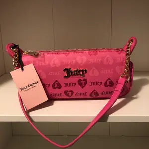 Juicy Couture Women's Fashion Solid Shoulder Bag - "Girls Just Wanna Have Fun" Pink Purse.