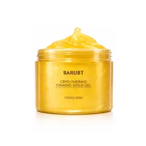 Cooling and Warming Firming Gold Gel 200g- Skin Tightening Cream for Body, Nano Gold & Hyaluronic Acid, Skin Gel for Belly Thigh Butt Arms, Smoothing & Moisturizing