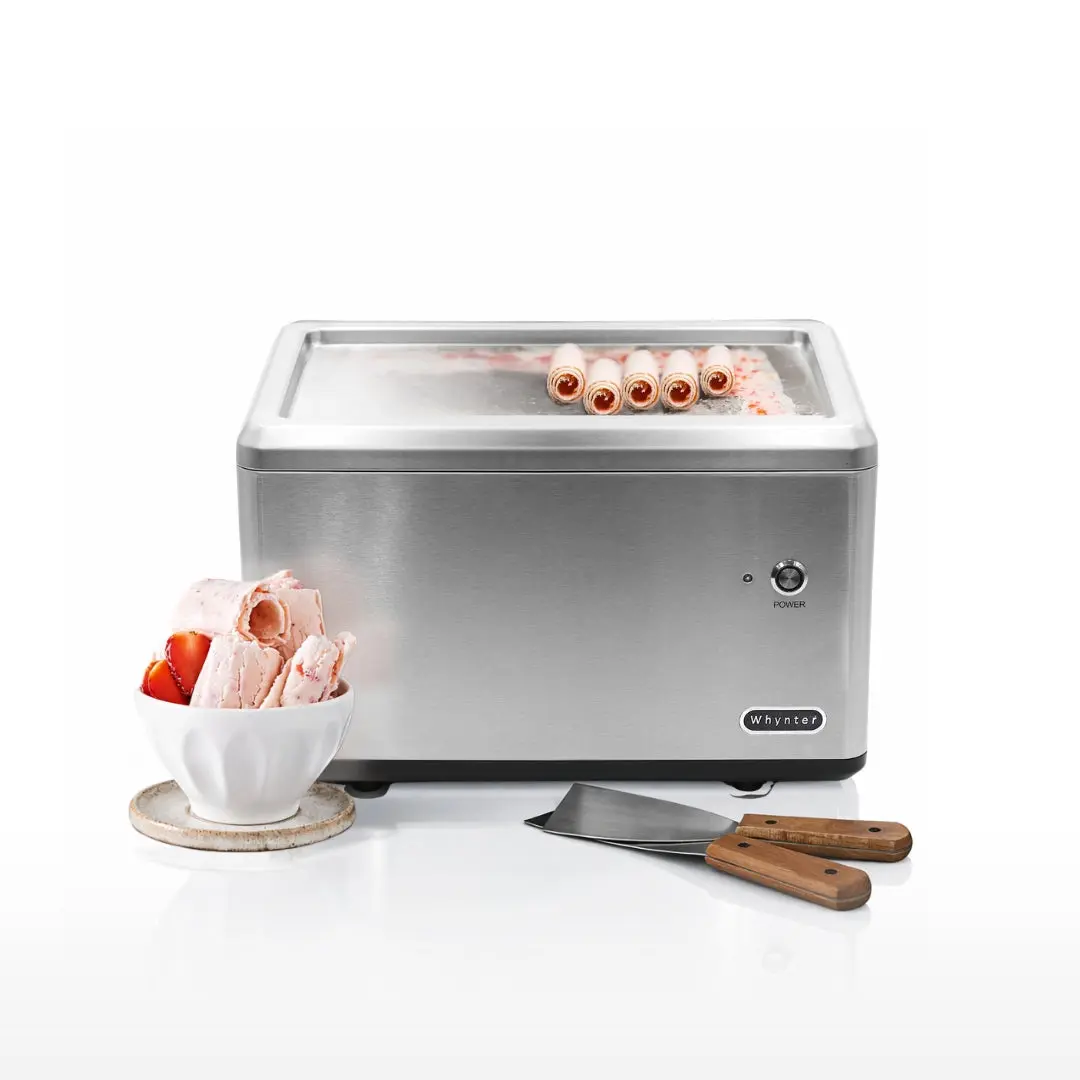Whynter Automatic Rolled Ice Cream Maker with Built-In Compressor | ICR-300SS Whynter Automatic Rolled Ice Cream Maker with Built-In Compressor | ICR-300SS