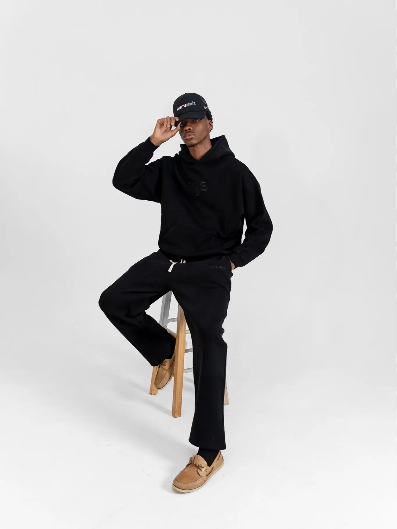 ASL Karamah ASL Tracksuit - Plain Premium Material Soft Breathable Fabric Tailored Fit Elastic Waistband Adjustable Drawstrings Basic Wash Instruction