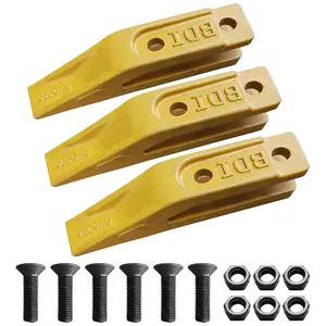 Bucket Teeth 135-8203 Bolt On Tooth Unitooth Compatible with Caterpillar w/Bolts and Nuts (3PK)