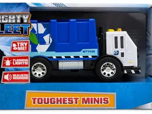 Garbage Truck Toy w/Lights & Sounds, Realistic Design & Batteries Included - Age 3+