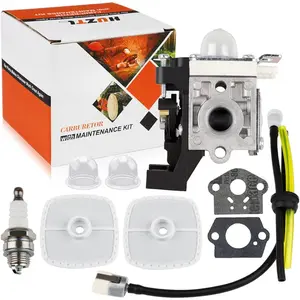 Carburetor for ECHO SRM225 GT225 SRM GT 225 GT225i GT225L PAS225 PE225 PPF225 SHC225 String Trimmer Carburetor Parts with  line Spark Plug Repair Kit