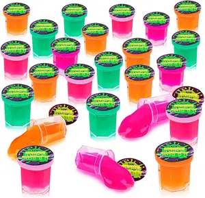 Mini Noise Putty for Kids - Bulk Pack of 48 Slime - Assorted Vibrant Colors, Birthday Party Favors, Goodie Bag Stuffers, Piñata Filler, Funny Prank Toy, for Boys and Girls