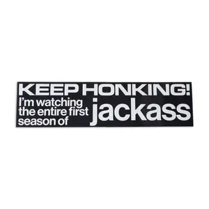 Jenkem Keep Honking Jackass Bumper Sticker