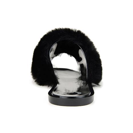 Journee Collection Women's Faux Fur Dusk Slide