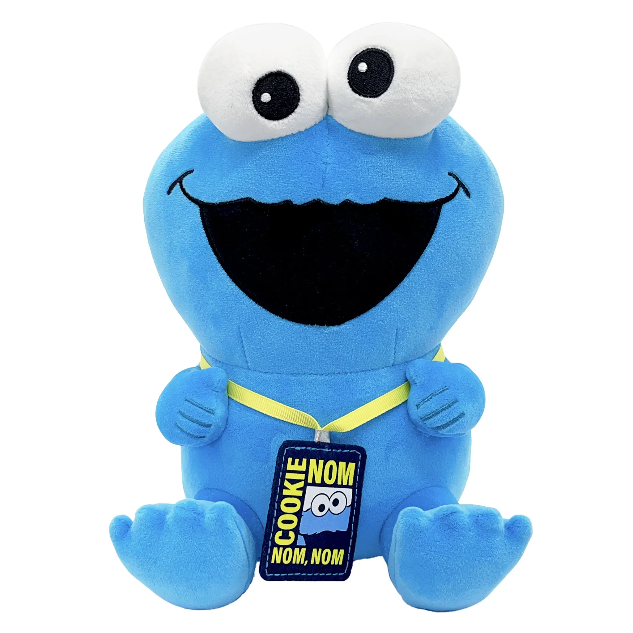 Super7 Sesame Street Super Duper Plush - Cookie Monster (with Badge)