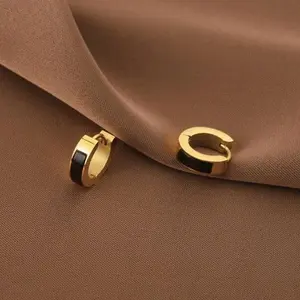14k gold colored mini earrings