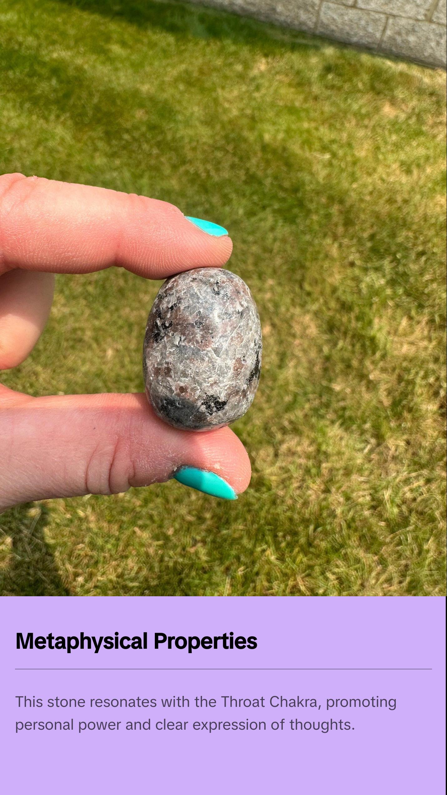 Yooperlite Tumbled Stone - Tumbled Yooperlite - Yooperlite Tumbles - Polished Yooperlite Crystal w/ UV Reactive Sodalite - Rare! Yooperlite Tumbled Stone - Tumbled Yooperlite - Yooperlite Tumbles - Polished Yooperlite Crystal w/ UV Reactive Sodalite - Rare!
