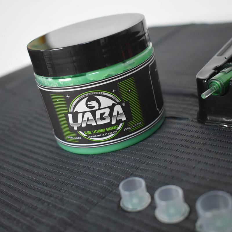 Yaba Green Tattoo Aftercare Ointment for Artists Natural Tattoo Aftercare Cream Lotion 150g/5.29OZ Vegan Cruelty-Free