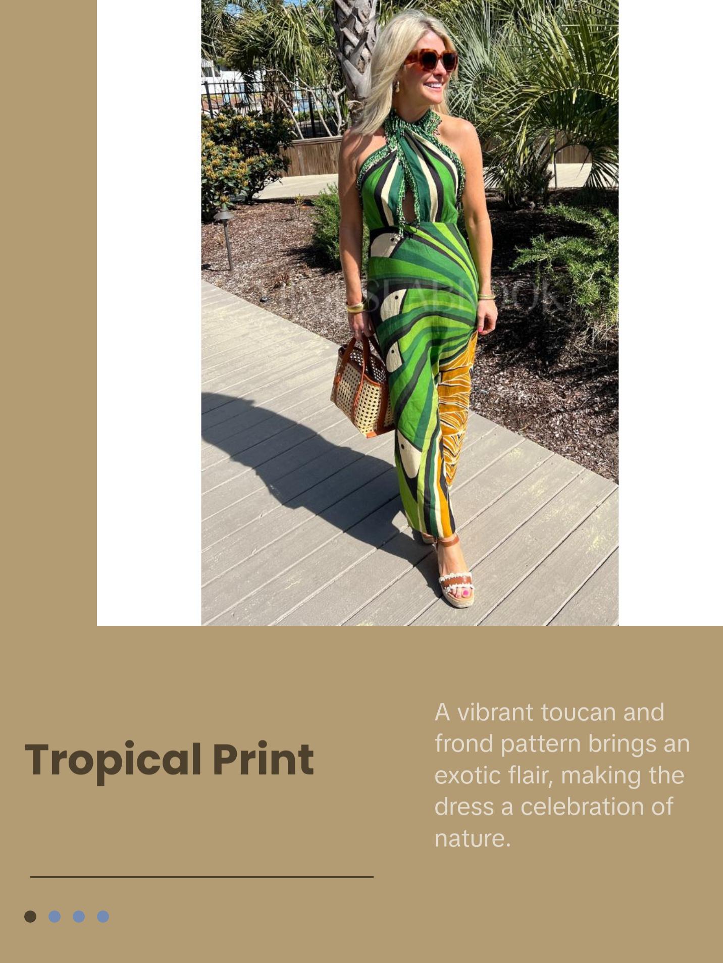 Toucan Tree Green Dress by FARM RIO - TikTok Shop Toucan Tree Green Dress by FARM RIO - TikTok Shop