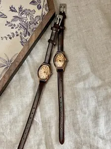 Women's Vintage Quartz Watch Set, Fashion Analog Watch, Trendy Watch Set for Women As Gift, Casual Wristwatch Set