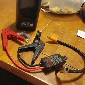 Car Battery Booster Pump with Tire Inflator, 5000a Car Battery Jump Starter (for 10L Gasoline or 8L Diesel), 12V LCD Display, Fast Charging, Automotive Tool Kit #GLOBAL PICKS