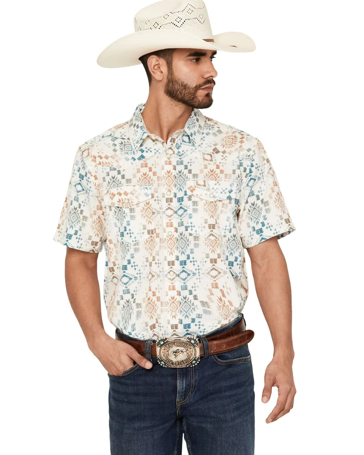 Rank 45 Men's 45&Reg; Men'S Everglades 2.0 Southwestern Print Rodeo Tech - Rmsu26w30-Iv
