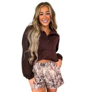 Chocolate Scuba Quarter Zip