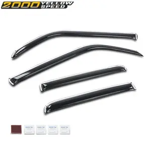 In-Channel Rain Guards Window Vent Visors Shade Fit For Toyota 4Runner 2010-2024
