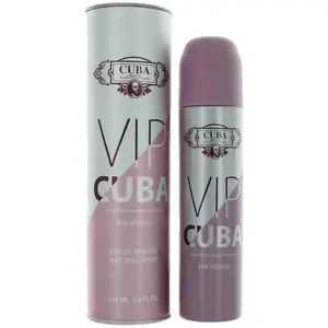 Cuba VIP Women's Eau de Parfum (EDP) - 3.3/3.4 oz, New In Box, Casual Wear Perfume for Women with Amber Musk Notes, Perfumes For Women