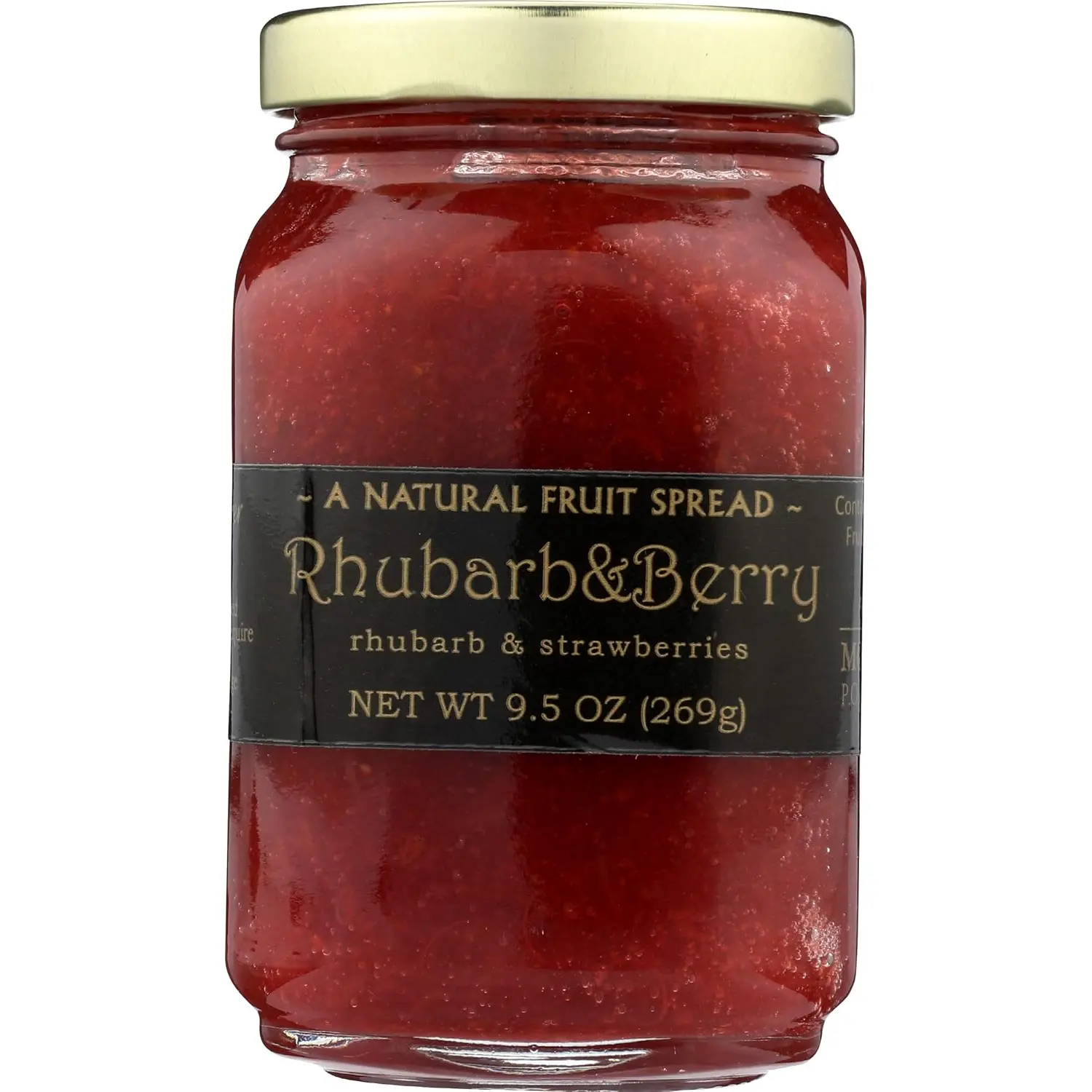 Mountain Fruit Company Rhubarb & Berry - Rhubarb Strawberry Jam (9.5 Ounces)