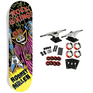World Industries Skateboard Complete Rodney Mullen Rock is King 8.5" x 32.2"