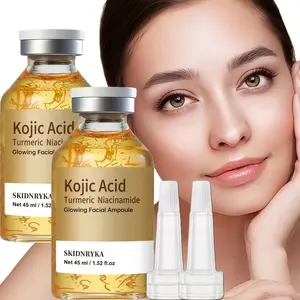 Sour Turmeric facial serum, includes a massage head; contains niacinamide; lifts and firms skin, enhances radiance, evens skin tone; suitable for daily facial care—use morning and evening; serum; women’s skincare; travel size.