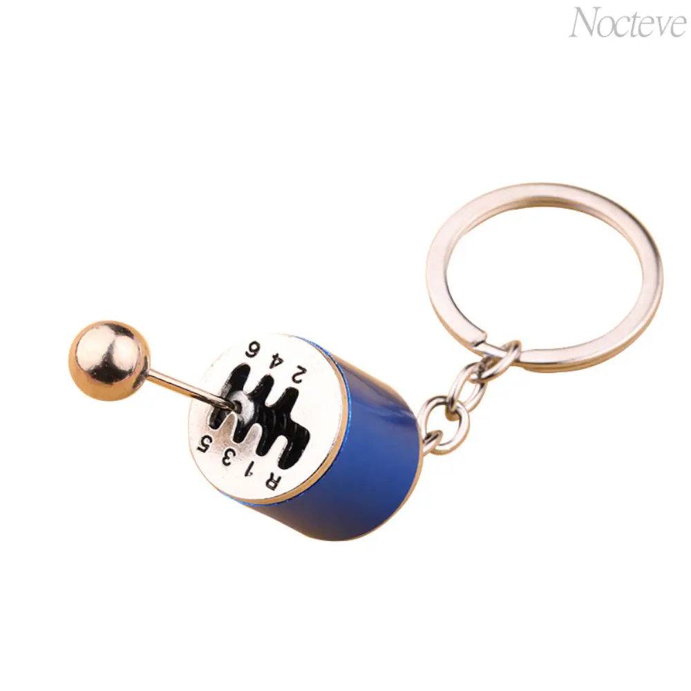 Mini Manual Transmission Keychain, Gear Shift Fidget Toy for Car Lovers, Interactive Shifter Keyring with Realistic Design, Portable Stress Relief Accessory for Car Keys, Backpack, Office Desk Decor and Fun Automotive Gift