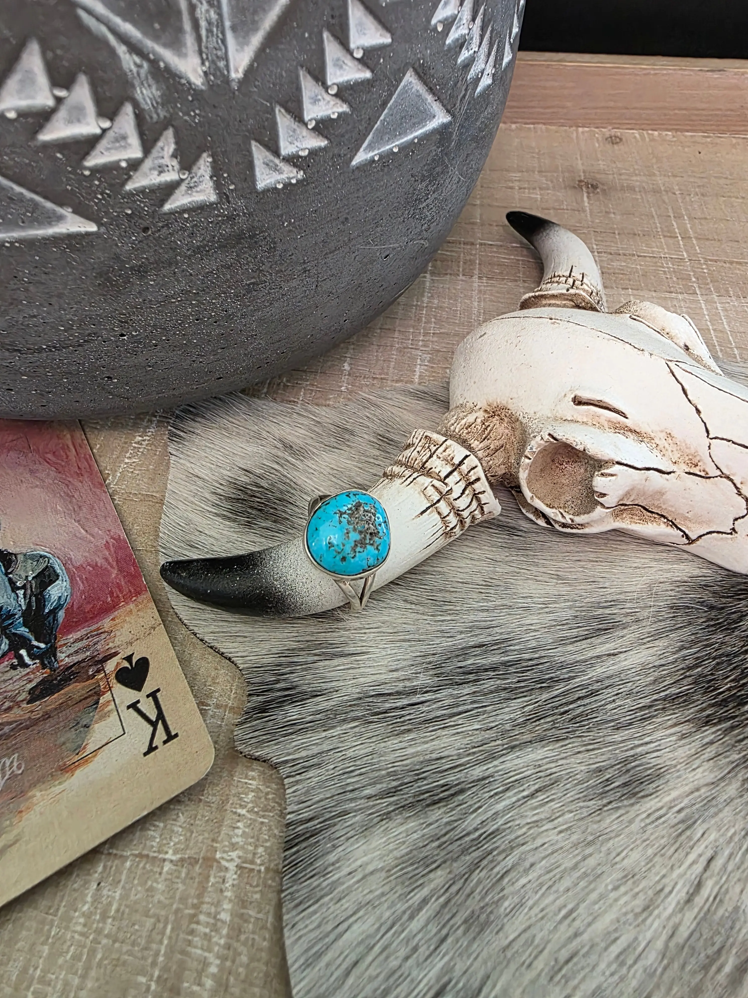 ELLA COWBOY TURQUOISE RING