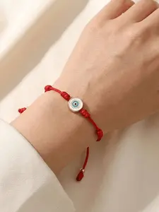 Women's Devil Eye Bracelet, Peruvian Knot Design, Adjustable Braided Handmade Jewelry Gift for Women & Girls, Exquisite Bracelet