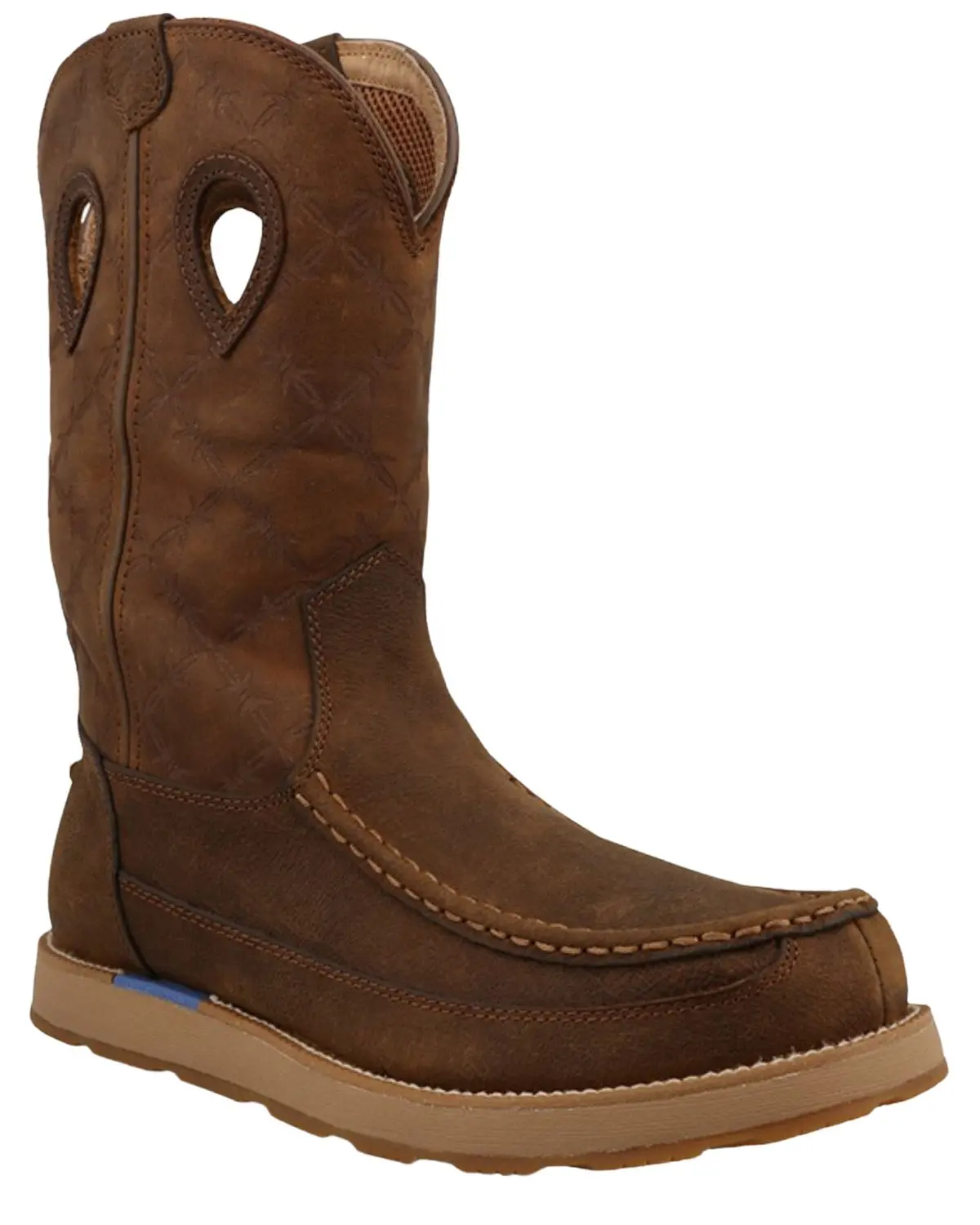 Twisted X Men's Men'S Pull-On Wedge Sole Waterproof Work Boot Soft Toe - Mcbx001
