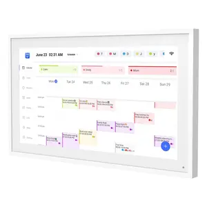 15.6 Inch Smart Digital Calendar, Wall Electronic Calendar, 1920 * 1080 IPS Full HD Touch Screen Display for Family Meal Planner Support - Streamline Household Organization #SummerVibes