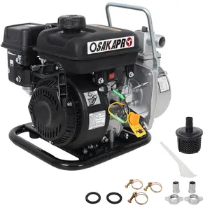 Gas Powered Water Transfer Pump,Portable Petrol High Flow for Garden Farm Irrigation,powerful 2.5HP 78.5cc 4-Stroke engine ,EPA compliant