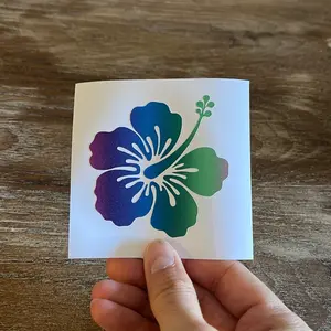 Hibiscus Flower Sticker