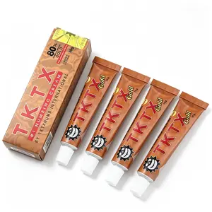 TKTX Gold Extra Strength Tattoo Numbing Cream 4 Pack | 80% Fast-Acting Numbing Formula, Gentle Refreshing Texture, Long-Lasting Deep Soothing, Effective Pain & Discomfort Relief | Enjoy a Flawless, Distraction-Free Tattoo Experience