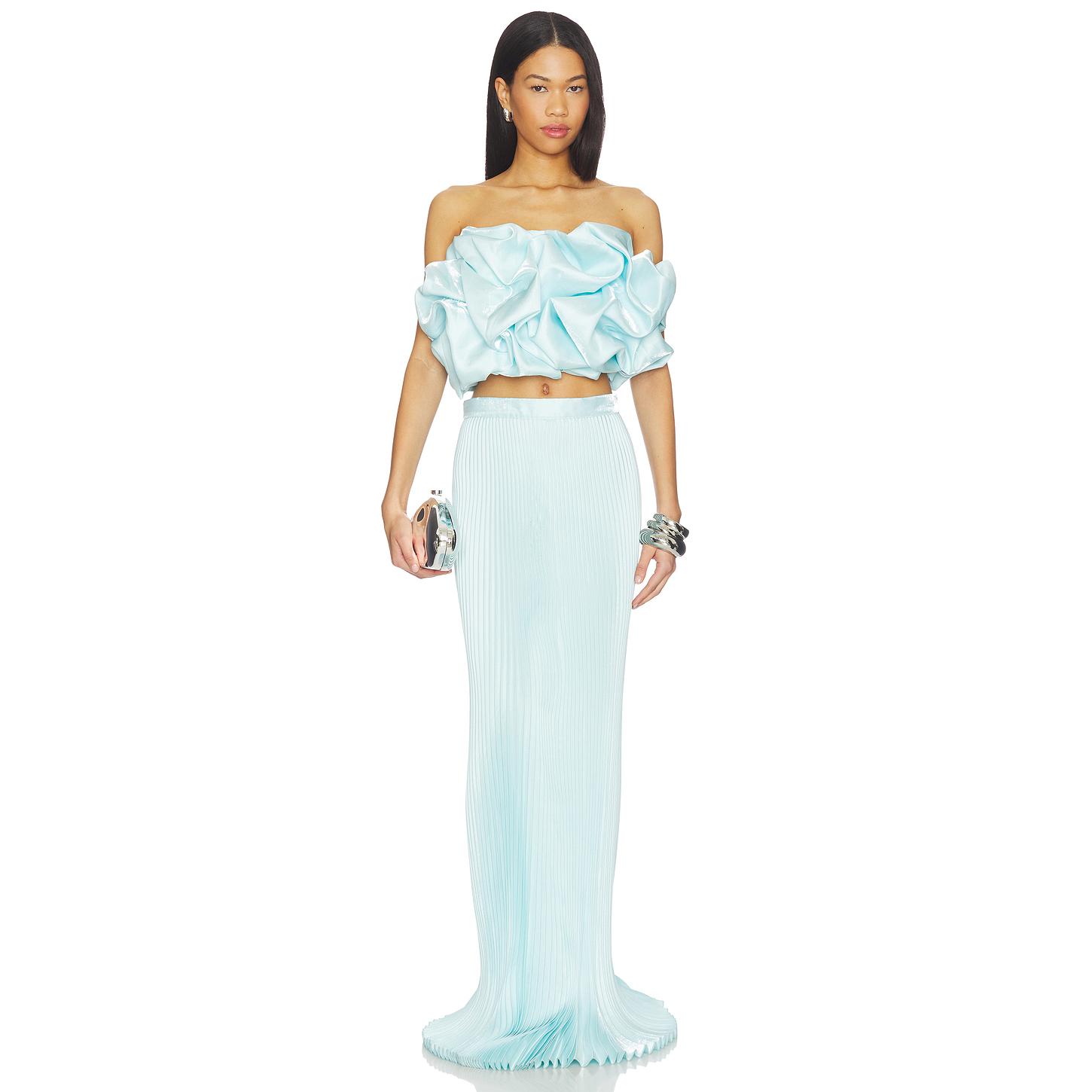 L'IDEE Gala Skirt in Ice Gloss
