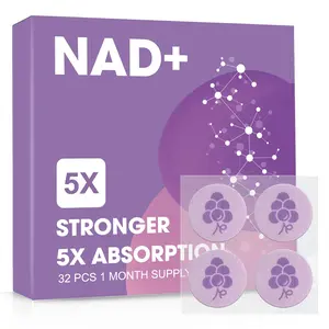 NAD Plus Patches, 32 Pack | Water-Resistant Vegan Patches for Women | Gentle Daily Use with Long-Lasting Design | Convenient Portable Pacth for Travel
