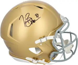 Tim Brown Notre Dame Fighting Irish Autographed Riddell Speed Authentic Helmet - Fanatics Authentic Certified