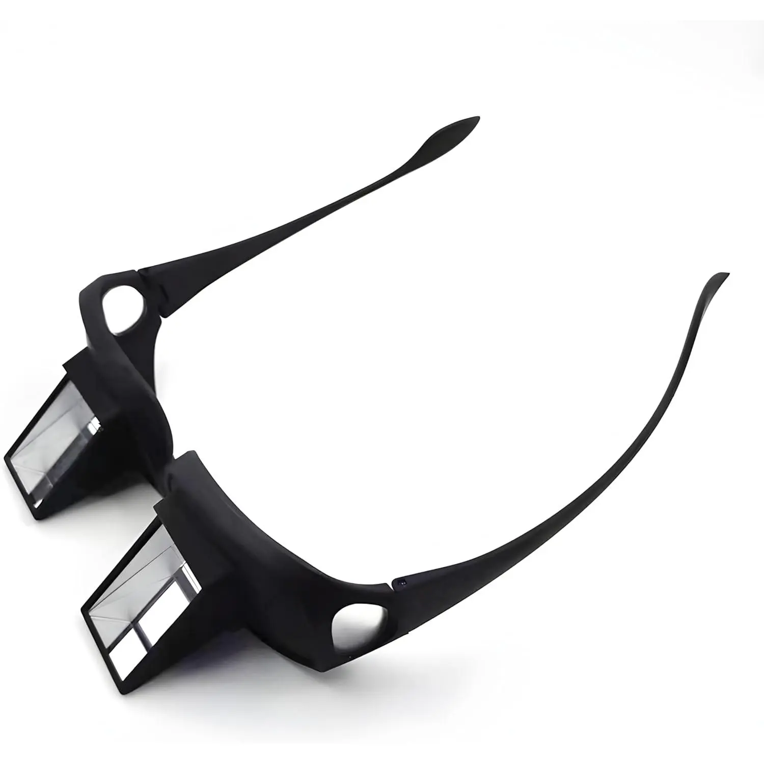 Lazy Glasses for Reading in Bed - 90  Horizontal Prism Glasses, Adjustable Readers for  , Fits Over Prescription Eyewear, Watch TV & Read Phone Lying Down