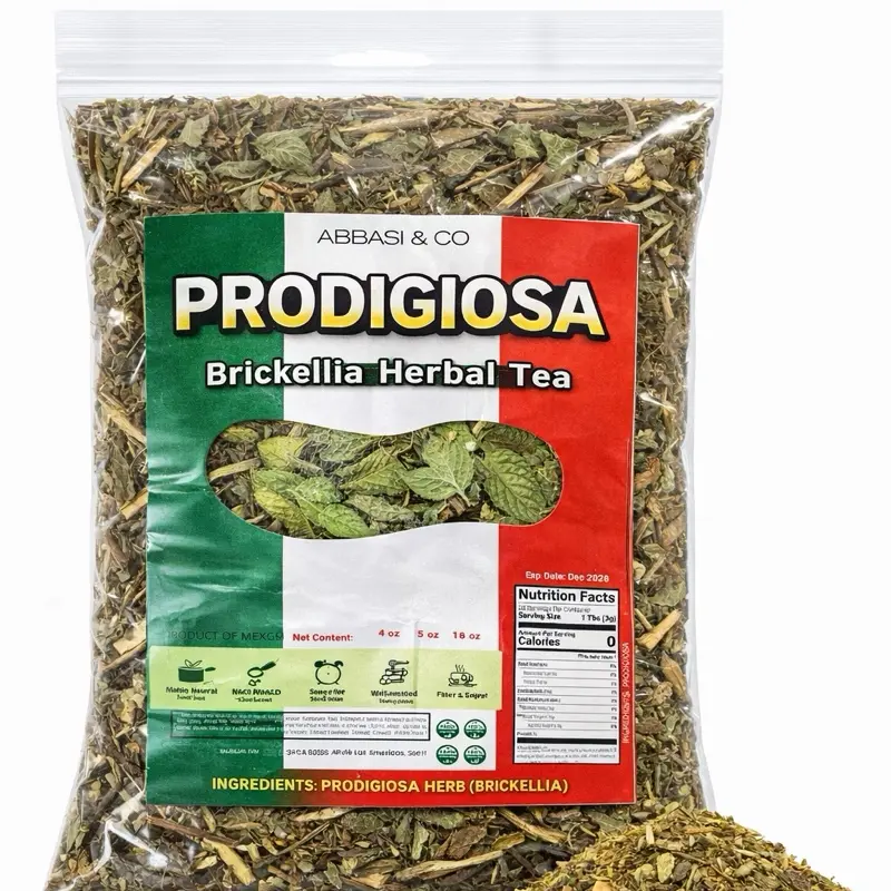 5oz Prodigiosa Herbal Tea –100% Natural Mexican Herb – Wildcrafted Brickellia leaf tea – Vegan, Non-GMO – Loose Leaf Herbal Infusion – Imported from Mexico
