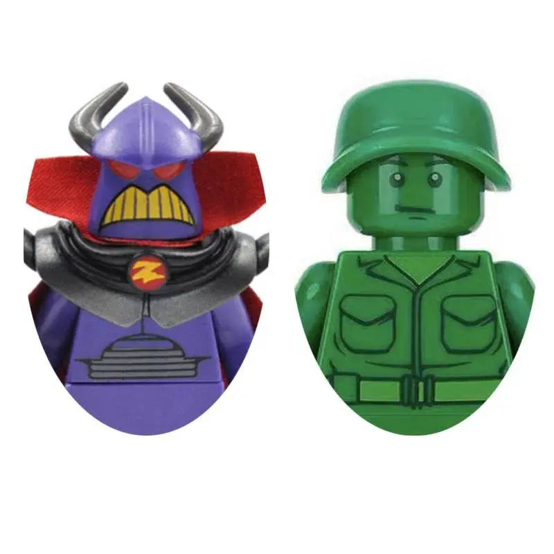 Unisex Children's 4Pcs/Set Plastic Toy Story 4 Action Figurines - Buzz Lightyear, Woody, Jessie, Alien Model Building Blocks Construction Toys (Over 3+ Years Suitable), Action Figures