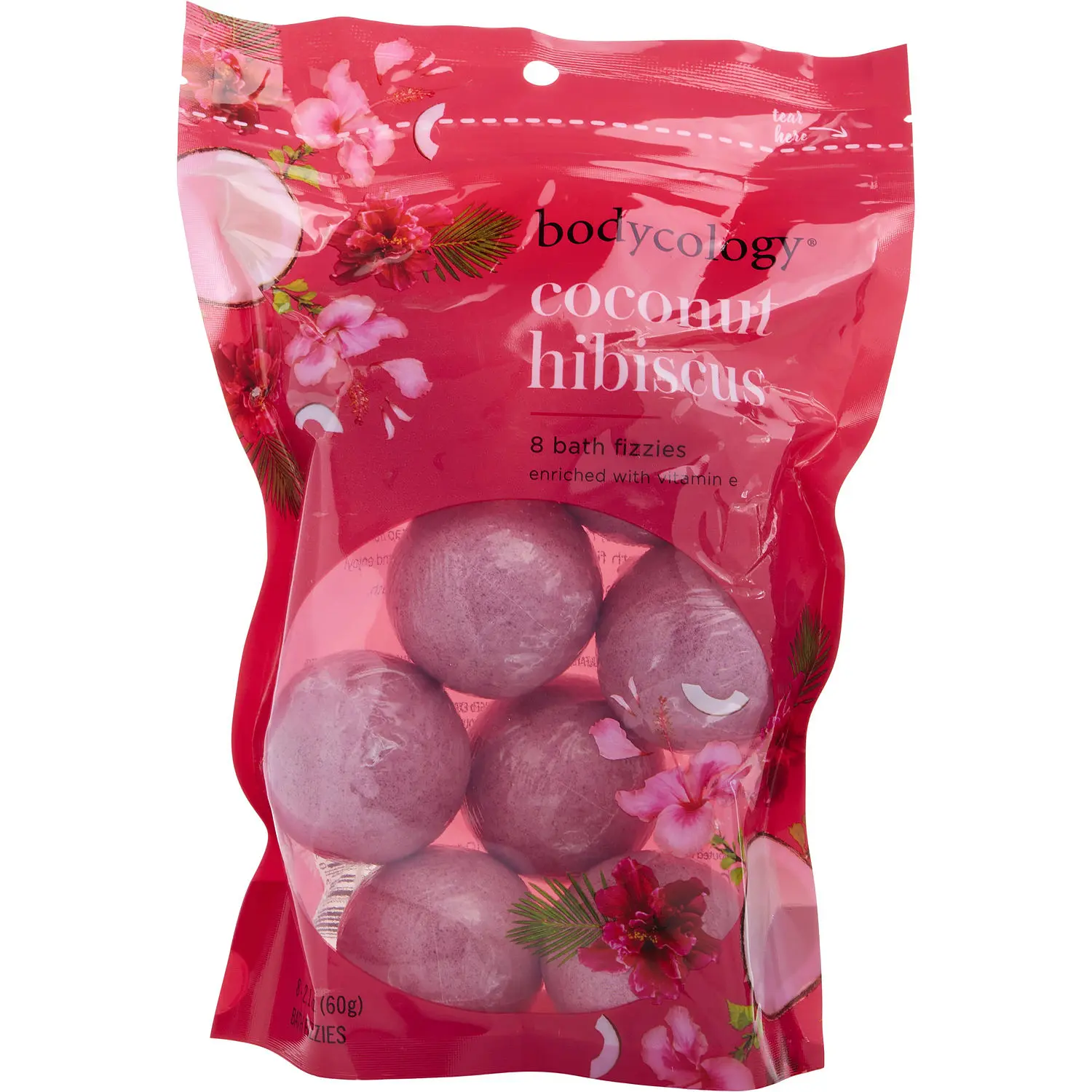 Bodycology Coconut Hibiscus By Bodycology Bath Fizzies (8 Count) For Women Bodycology Coconut Hibiscus By Bodycology Bath Fizzies (8 Count) For Women