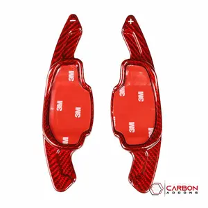 Real Carbon Fiber Paddle Shifter Extensions | 2012-2015 Chevy Camaro (5th Gen)