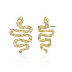 Aprilery Snake Dangle Earrings for Women | Elegant Serpent Drop Earrings Statement Jewelry Gift