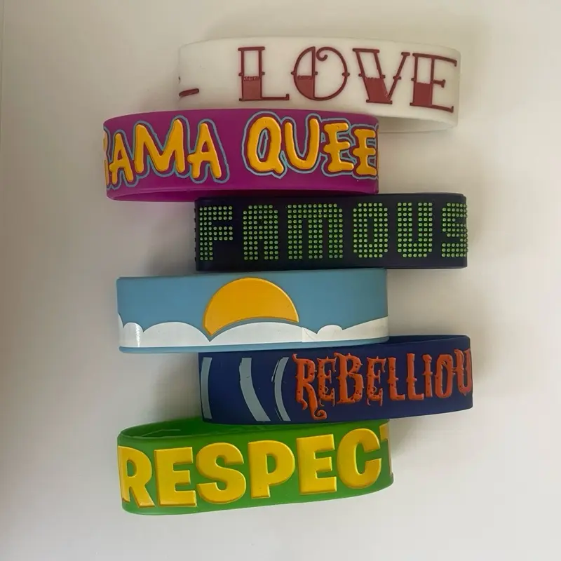 Sillybandz Rad Bandz Silicone Bracelet - 13 Unique Designs, Soft and Flexible, Comfortable Fit for All-Day Wear