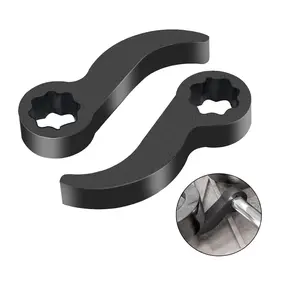 2PCS Pry Bar Wrench Adapter Set – 1/2" Square Drive Ratchet Pry Bar Attachment, Crowbar Tool for Tight Spaces & Auto Repair