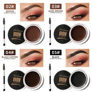 4pcs/1set Wild Eyebrow Paste Set, Shaping Eyebrow Pencil & Hair Styling Wax, Fixing Glue Soap Wax, Eyebrow Enhancer, Eyebrow Pomade