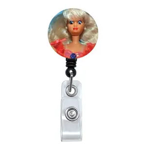 Funny Badge Reel, Cringe Doll WTF Badge Reel, Cute Badge, Badge Holder for Nurses, Teachers, Healthcare Staff, Doctor Accessories