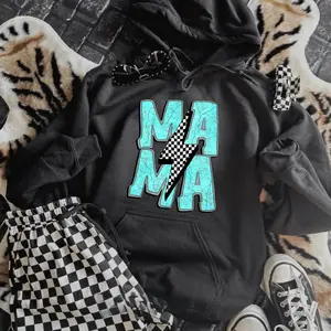 Rad Mama Hoodie, graphic tees women, western outfits women, western tops clothing, rodeo cowgirl outfits women, country concert outfits, shirt, sweatshirt, hoodie